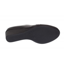 Pantofi dama din piele naturala box si croco lac cu platforme