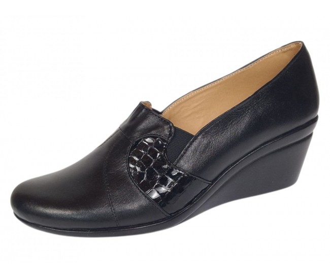 Pantofi dama casual, piele naturala, Made in Romania, P15N
