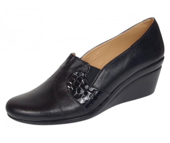 Pantofi dama casual, piele naturala, Made in Romania, P15N