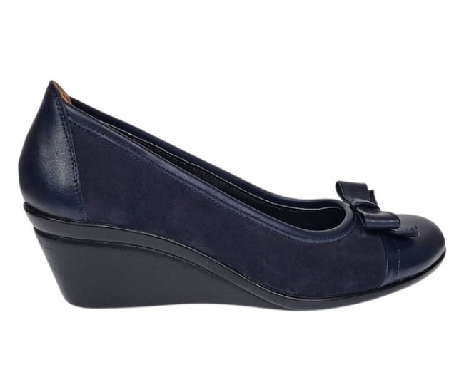 Pantofi dama casual din piele naturala intoarsa velur P1761BLM