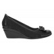Pantofi dama negri casual din piele naturala intoarsa velur P1761NVEL