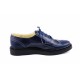 Pantofi dama casual din piele naturala bleumarin - Cod: P29BLM