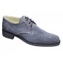 Pantofi barbati gri eleganti din piele naturala intoarsa velur P34GRIVEL