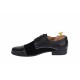 Pantofi barbati eleganti din piele naturala combinata, culoare neagra, P34N2N