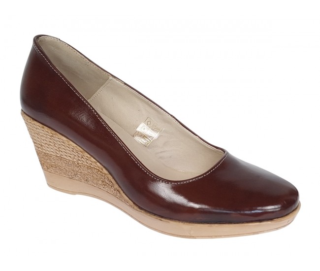 Pantofi dama casual din piele naturala platforma de 7 cm Mara Maro P3550LM