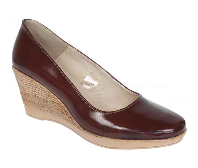Pantofi dama casual din piele naturala platforma de 7 cm Mara Maro P3550LM