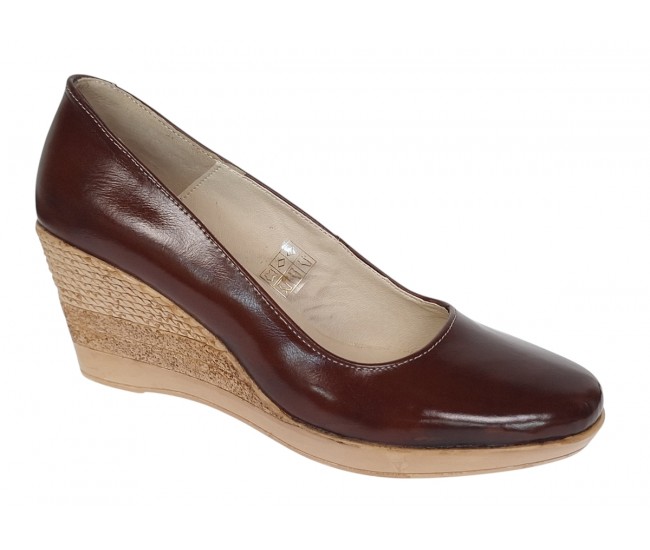 Pantofi dama casual din piele naturala platforma de 7 cm Mara Maro P3550LM