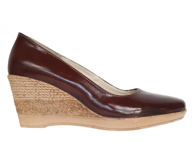 Pantofi dama casual din piele naturala platforma de 7 cm Mara Maro P3550LM