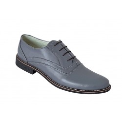 Pantofi barbati casual, eleganti din piele naturala P37GRI