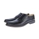 Pantofi barbati casual piele naturala , Negru box - P37NA