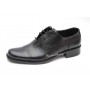 Pantofi barbati eleganti din piele naturala de culoare neagra, P37NS