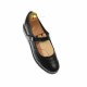 Pantofi cu talpa ortopedica din piele naturala, negru - P38N