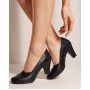 Noirena – pantofi dama negri din piele naturala, cu toc 6cm si eleganta la fiecare pas P46NL