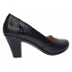 Noirena – pantofi dama negri din piele naturala, cu toc 6cm si eleganta la fiecare pas P46NL