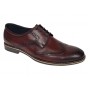 Marimea 41 Pantofi barbati din piele naturala Bordeaux P500VIS