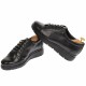 Pantofi dama, casual, din piele naturala box, negri, - P502NBOX