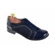 Pantofi dama casual din piele naturala bleumarin, BOB, P53BLBL