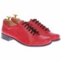 Pantofi dama model casual din piele naturala, rosii - P53RED