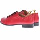 Pantofi dama model casual din piele naturala, rosii - P53RED