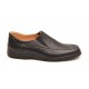 Pantofi barbati pe calapod lat, piele naturala, masuri 45, 46, 47 Negru - P61NBOX