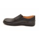 Pantofi barbati pe calapod lat, piele naturala, masuri 45, 46, 47 Negru - P61NBOX
