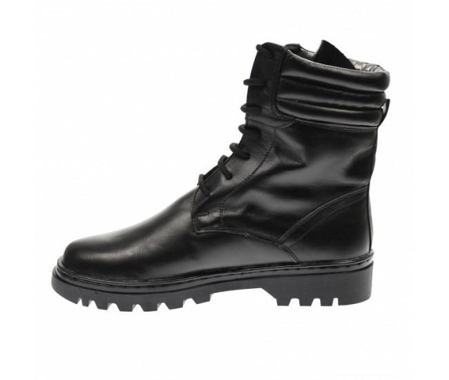 Bocanci barbati militari din piele naturala, imblaniti, Army Force -  P73N