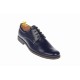 Pantofi barbati casual din piele naturala bleumarin inchis, P80BLM
