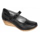 Pantofi dama decupati din piele naturala, foarte comozi - Model Mara Negru Box