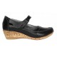Pantofi dama decupati din piele naturala, foarte comozi - Model Mara Negru Box