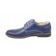 Pantofi bleumarin barbati casual - eleganti din piele naturala Dark Blue PABLBOX