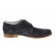 Pantofi barbati casual din piele naturala intoarsa, gri inchis - PAGRIVEL01