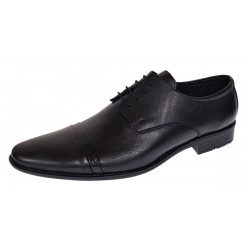 Pantofi barbati eleganti din piele naturala culoare Neagra 111N