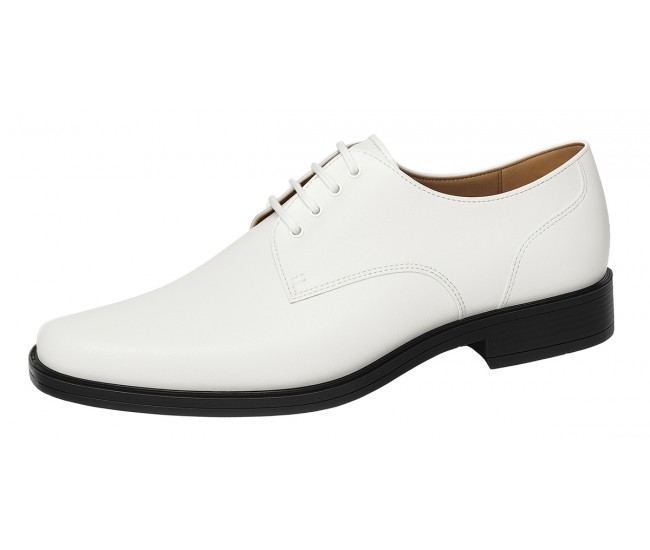 Pantofi barbati eleganti din piele naturala Alb - PB2265M