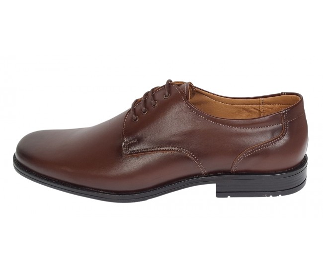 Pantofi barbati eleganti din piele naturala pentru armata pompieri - PB2265M