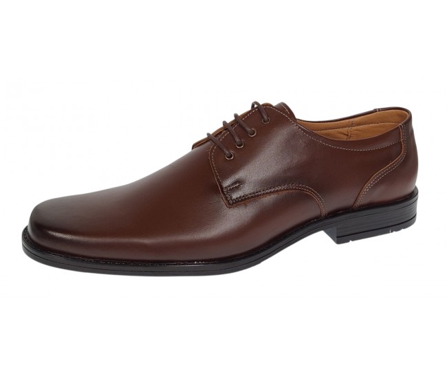Pantofi barbati eleganti din piele naturala pentru armata pompieri - PB2265M