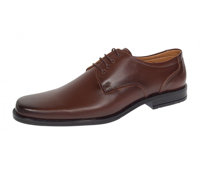 Pantofi barbati eleganti din piele naturala pentru armata pompieri - PB2265M