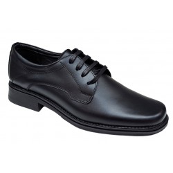 Pantofi barbati eleganti din piele naturala POLITIE POMPIERI JANDARMI Negru PB2265N