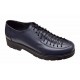 Pantofi casual dama din piele naturala - Model Bleumarin cu Negru PDGINABL