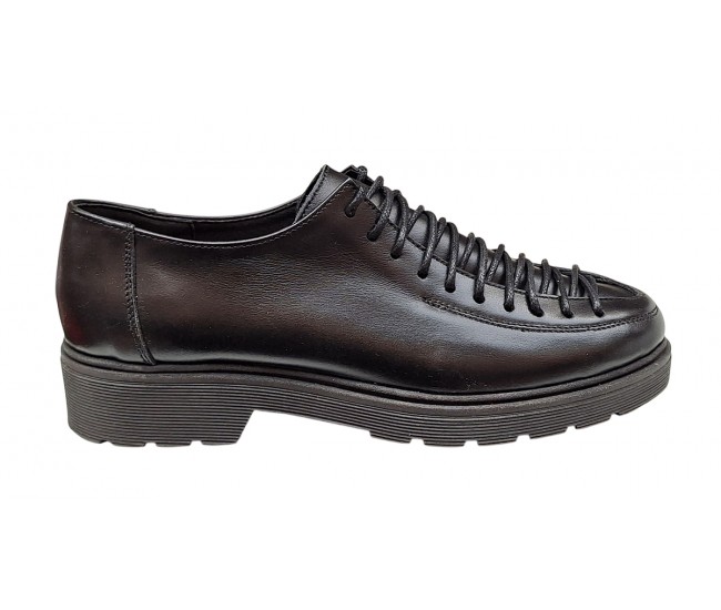 Pantofi casual dama din piele naturala - Model Negru PDGINAN
