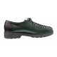 Pantofi casual dama din piele naturala - Model Verde cu Negru PDGINAV
