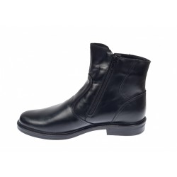 Ghete barbati din piele naturala, imblanite, talpi aderente, PERUN