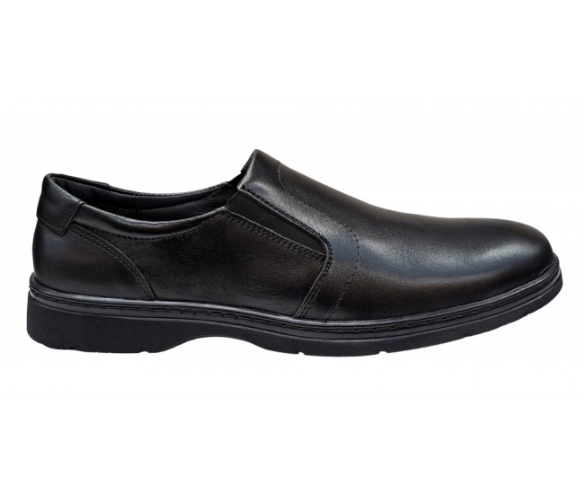 Pantofi barbati casual piele naturala, cu elastic, PH350ELN GKR