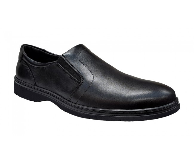 Pantofi barbati casual piele naturala, cu elastic, PH350ELN GKR