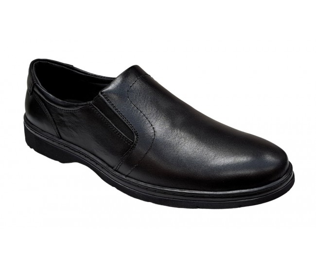 Pantofi barbati casual piele naturala, cu elastic, PH350ELN GKR