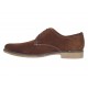 Pantofi barbati casual din piele naturala intoarsa maro PRAMF2M