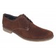 Pantofi barbati casual din piele naturala intoarsa maro PRAMF2M
