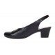 Pantofi dama eleganti din piele naturala - Model decupat Negru, Bordo PS35NB