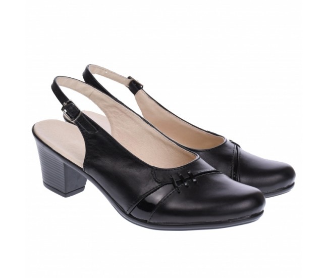 Pantofi dama eleganti, piele naturala, Made in Romania, PS36NBOX