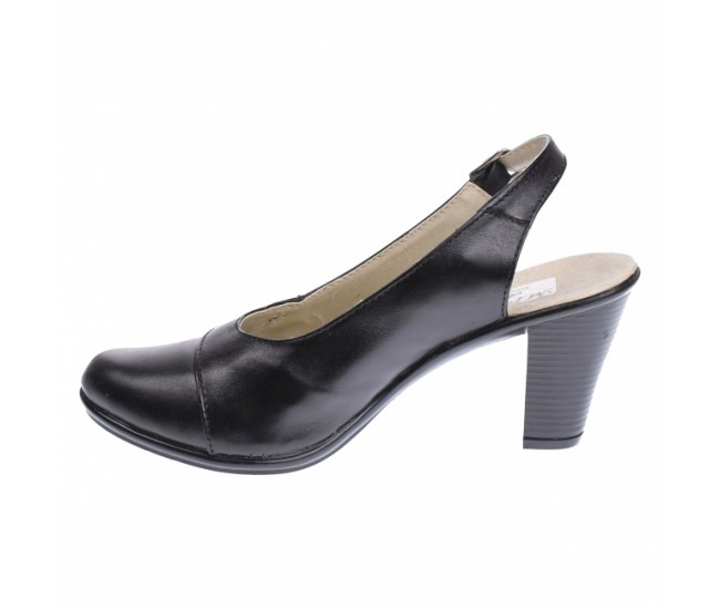 Pantofi dama eleganti, piele naturala, Made in Romania, PS46NUD
