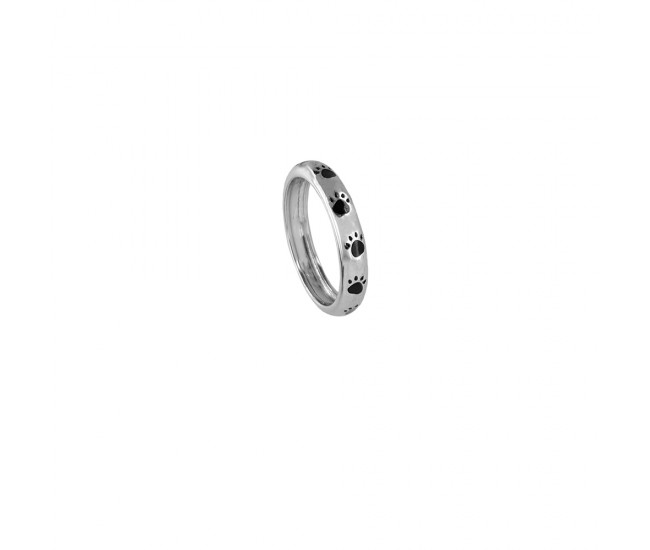 Inel argint paws print, marime 56 Inel argint paws print, marime 56